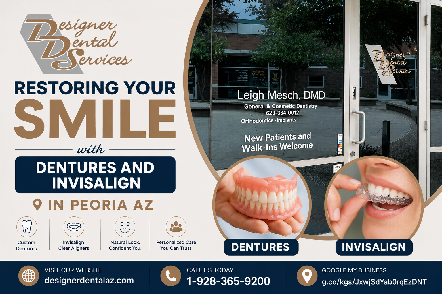 Restoring Your Smile with Dentures and Invisalign in Peoria AZ